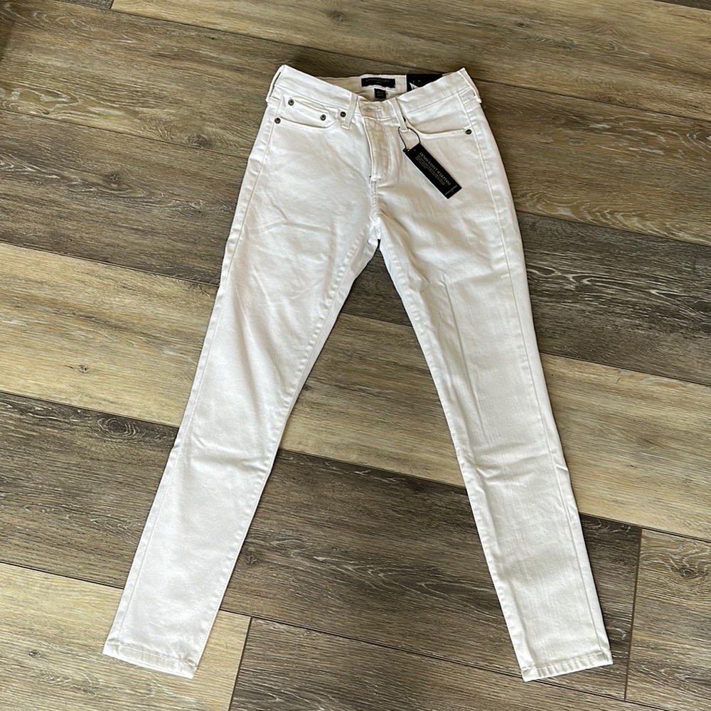 NWT Banana Republic Skinny White Jeans - Picture 4 of 8
